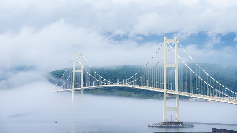 日本攝影師鏡頭下的北海道 室蘭八景之一 白鳥大橋x 工廠煙燈x 薄霧景緻 攝影札記photoblog 新奇好玩的攝影資訊 攝影技巧教學